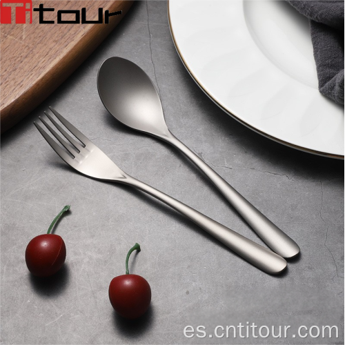 Cubiertos de cubiertos Spoon y Fork